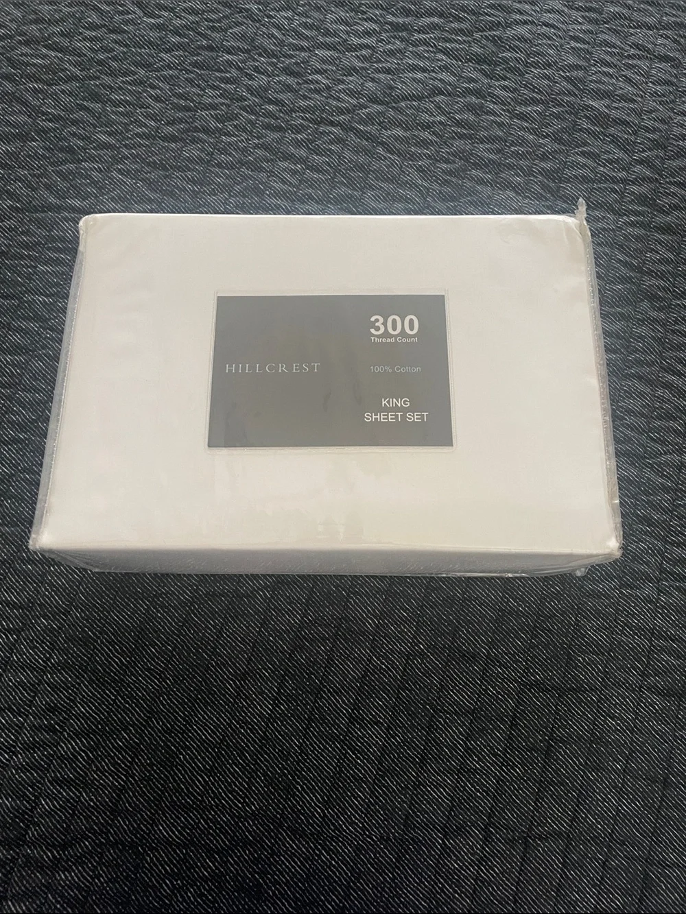 300 Thread Count King Sheet Set - White
